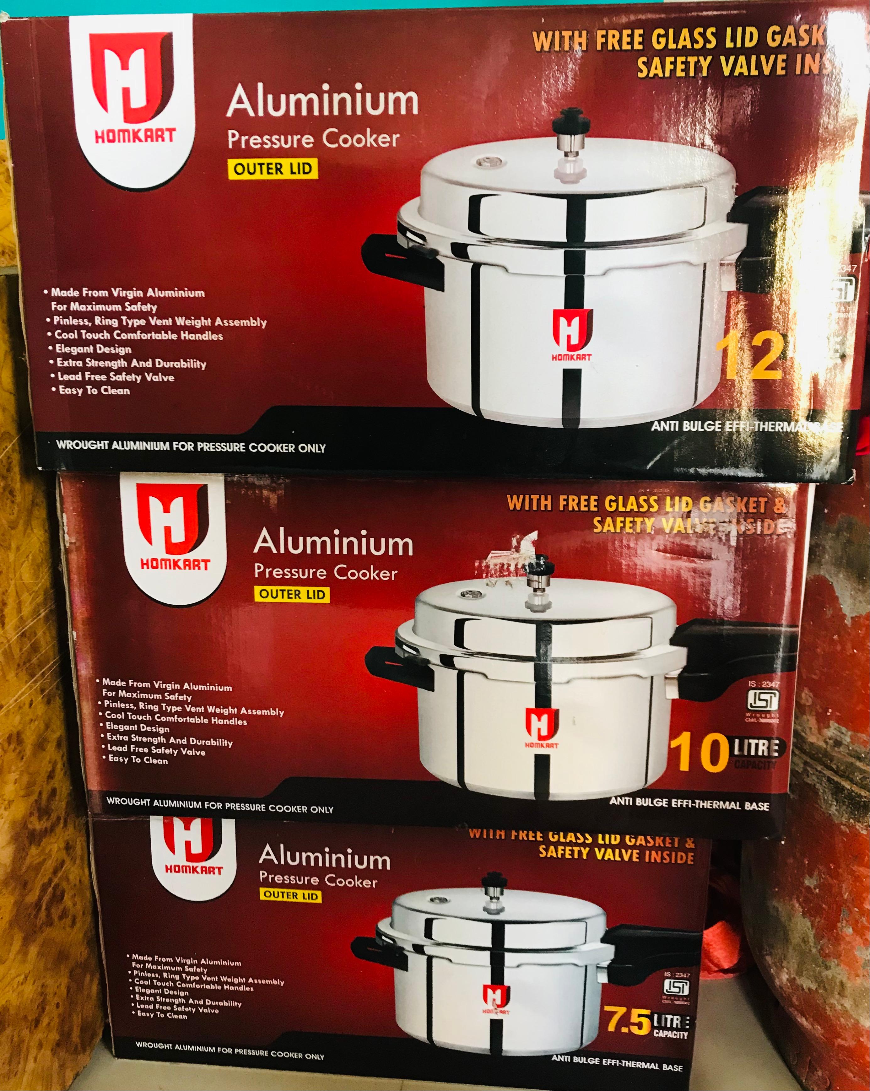 Homkart aluminum pressure cooker boxes